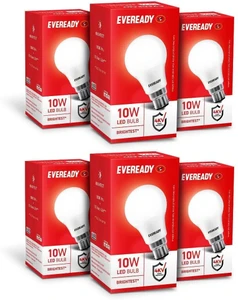 Eveready 10W T-Bulb LED Bulb (B22 - 6500K) Pack of 6