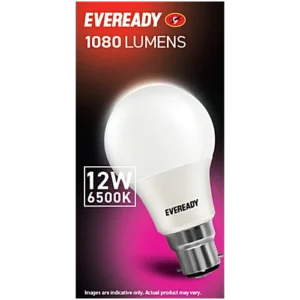 Eveready 12W LED Bulb (B22 - 6500K) Pack of 1