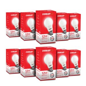Eveready 12W LED Bulb (B22 - 6500K) Pack of 10