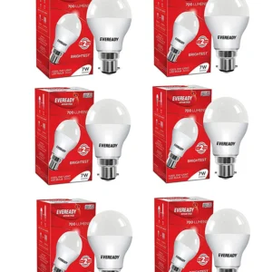 Eveready 7W LED Bulb (B22 - 6500K) Pack of 6