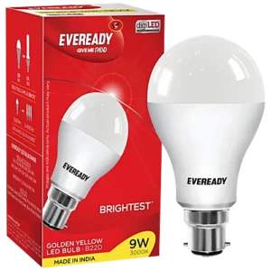 Eveready 9W LED Bulb (B22 - 3000K) Pack of 1