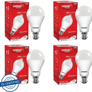 Eveready 9W LED Bulb (B22 - 6500K) Pack of 4