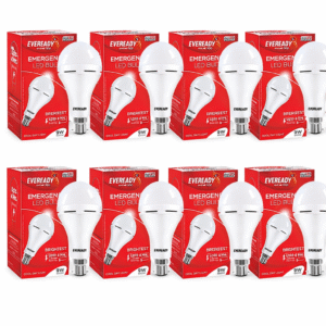Eveready 9W LED Bulb (B22 - 6500K) Pack of 8