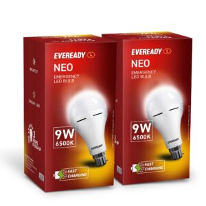 Eveready 9W Sense Glow LED Bulb (B22 - 6500K) Pack of 2