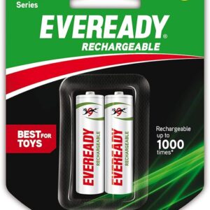 Eveready AA Rechargable Battery 1000 Series Pack of 2
