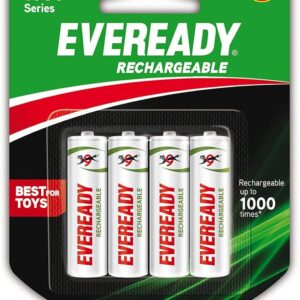 Eveready AA Rechargable Battery 1000 Series Pack of 4