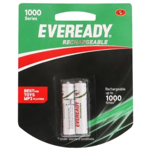 Eveready AAA Rechargable Battery 1000 Series Pack of 2