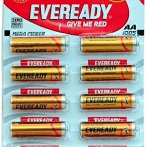 Eveready Carbon Zinc AA Battery Pack of 10 - Model 1005-10