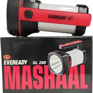 Eveready DL 280 Mashaal 10w Recharagable Charging with 7w Full Body Light wth BackUp upto 5 hours with Charging Indicator Pack of 1 (Colors may vary)