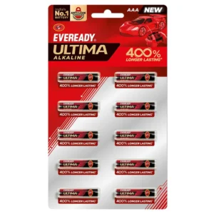Eveready Ultima AAA Alkaline Battery Pack of 10