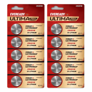 Eveready Ultima Coin Battery 3V CR2016 Pack of 10