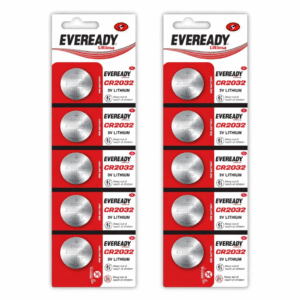 Eveready Ultima Coin Battery 3V CR2032 Pack of 10